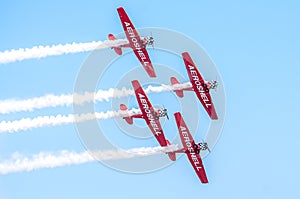 AeroShell aerobatic team airplanes